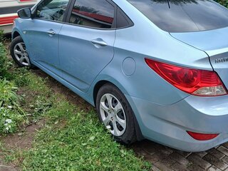 2014 Hyundai Solaris I, голубой, 610000 рублей, вид 2