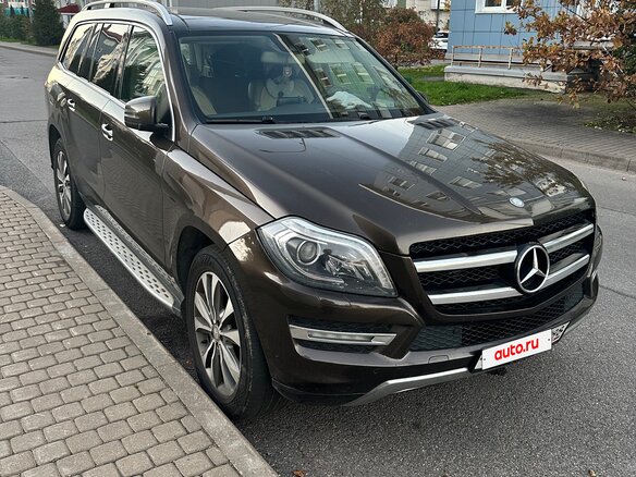 2015 Mercedes-Benz GL-Класс 350 II (X166), коричневый, 2600000 рублей - вид 1