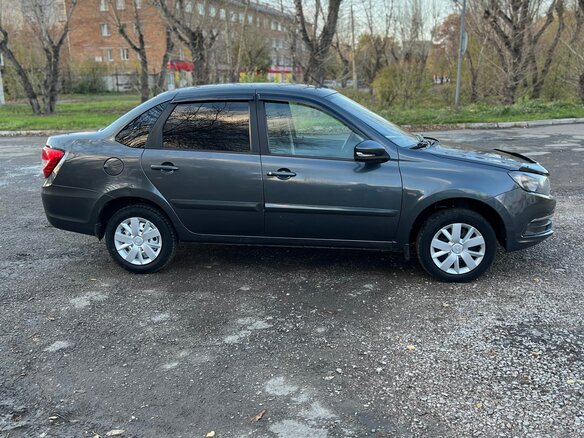 2020 Lada (ВАЗ) Granta I Рестайлинг, серый, 475000 рублей - вид 7