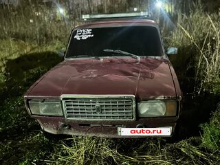2003 Lada (ВАЗ) 2107, пурпурный, 95000 рублей, вид 2