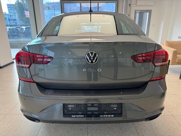 2021 Volkswagen Polo VI, серый - вид 4