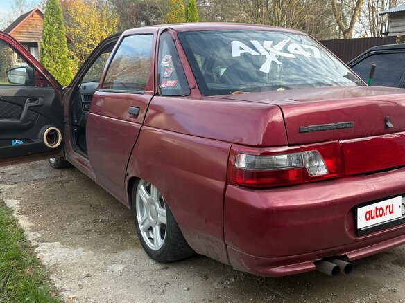 2004 Lada (ВАЗ) 2110, красный, 130000 рублей - вид 5