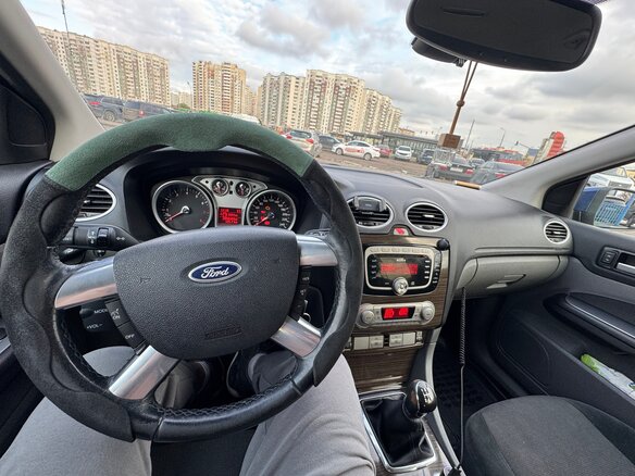 2008 Ford Focus II Рестайлинг, синий, 570000 рублей - вид 11