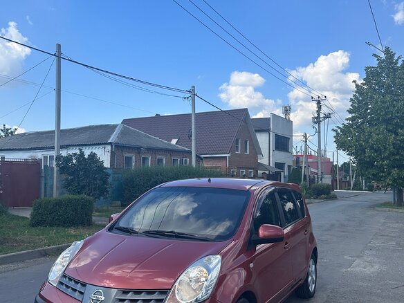 2007 Nissan Note I, красный, 499000 рублей