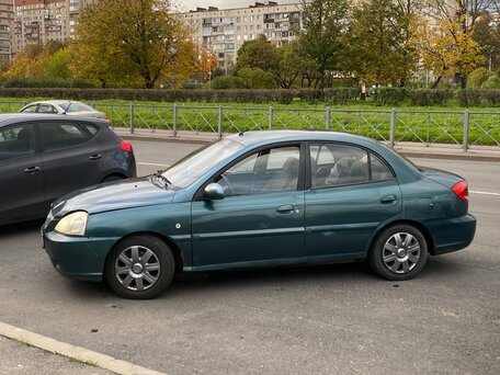 2003 Kia Rio I Рестайлинг, зелёный, 125000 рублей, вид 4