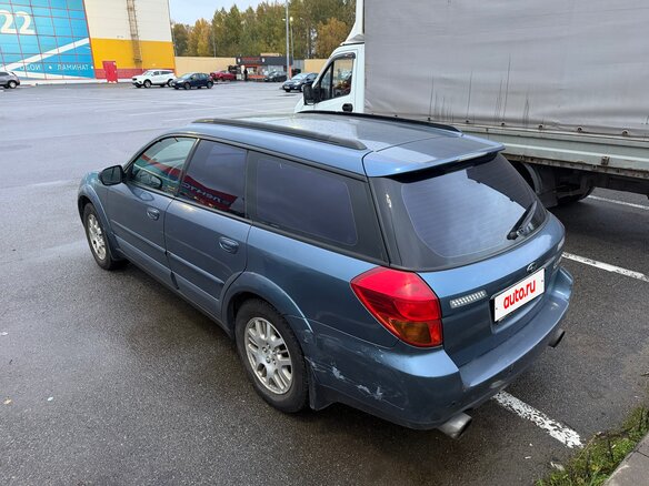 2004 Subaru Outback III, голубой, 600000 рублей - вид 3