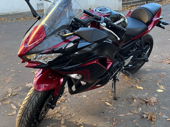 2021 Kawasaki ER-6F (Ninja 650R), красный, 825000 рублей