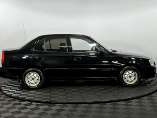 2007 Hyundai Accent ТагАЗ II, чёрный, 350000 рублей, вид 5