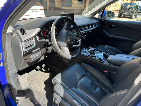 2016 Audi Q7 II (4M), синий, 4350000 рублей - вид 10