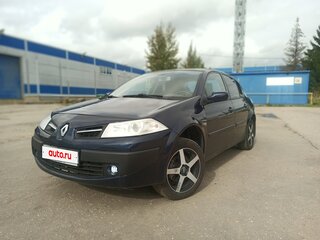2008 Renault Megane II Рестайлинг, синий, 455000 рублей, вид 1