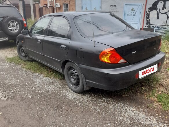 2008 Kia Spectra I Рестайлинг 2, чёрный - вид 7