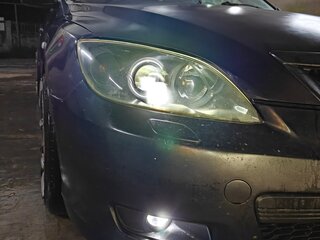 2006 Mazda 3 I (BK) Рестайлинг, чёрный, 590000 рублей, вид 4