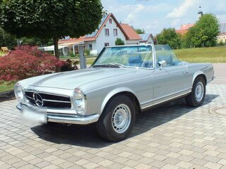 1970 Mercedes-Benz SL-Класс 280 II (W113), серебристый, 11000000 рублей, вид 1