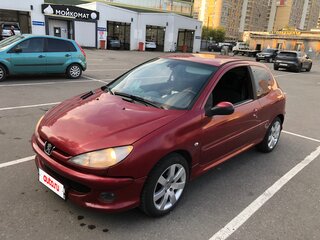 2005 Peugeot 206, красный, 220000 рублей, вид 3