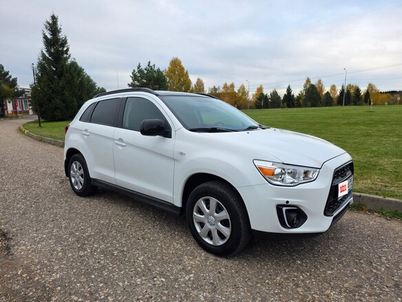 2014 Mitsubishi ASX I Рестайлинг, белый, 1386000 рублей - вид 1