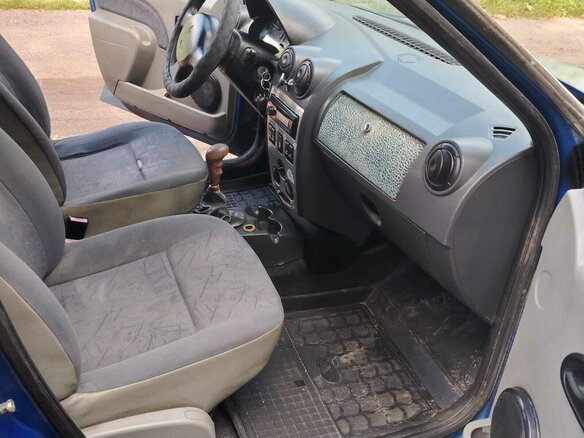 2006 Renault Logan I, синий, 199800 рублей - вид 8