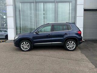2013 Volkswagen Tiguan I Рестайлинг, синий, 1380000 рублей, вид 4