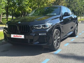 2021 BMW X6 40i III (G06), чёрный, 8190000 рублей, вид 1