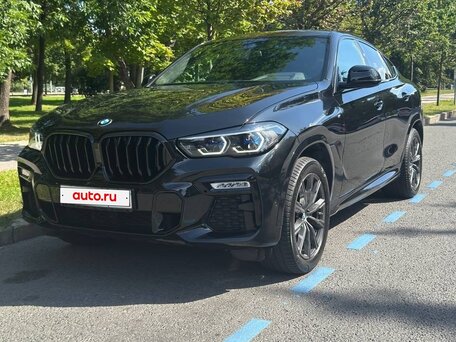 2021 BMW X6 40i III (G06), чёрный, 8190000 рублей, вид 1