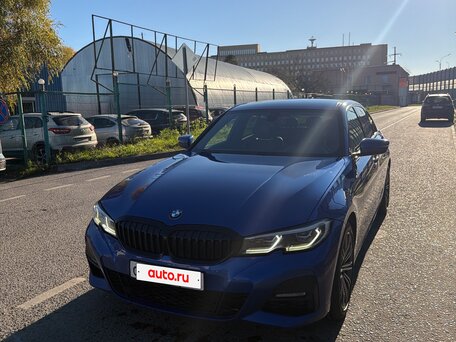 2019 BMW 3 серии 320i xDrive VII (G2x), синий, 3700000 рублей, вид 3