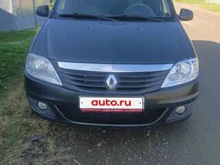 2010 Renault Logan I Рестайлинг, серый, 490000 рублей, вид 4
