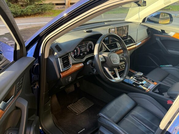 2022 Audi Q5 40 TFSI II (FY) Рестайлинг, синий, 4490000 рублей - вид 4