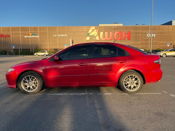 2007 Mazda 6 I (GG) Рестайлинг, красный, 525000 рублей - вид 7