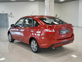2022 Lada (ВАЗ) Granta I Рестайлинг, красный, 551000 рублей, вид 4