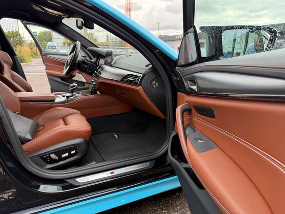 2019 BMW M5 Competition VI (F90), голубой, 9700000 рублей - вид 11
