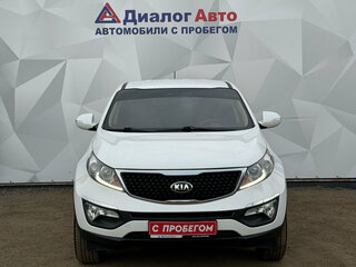 2015 Kia Sportage III Рестайлинг, белый, 1350000 рублей, вид 2