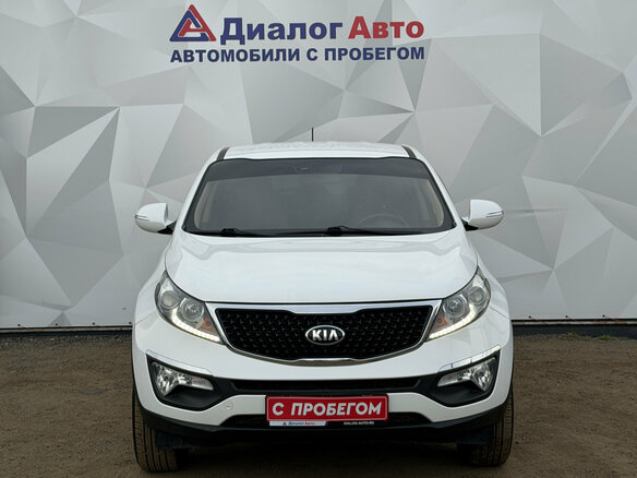2015 Kia Sportage III Рестайлинг, белый, 1350000 рублей - вид 1