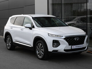2019 Hyundai Santa Fe IV, белый, 3198000 рублей, вид 3