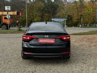 2016 Hyundai Sonata VII (LF), чёрный, 1250000 рублей, вид 5