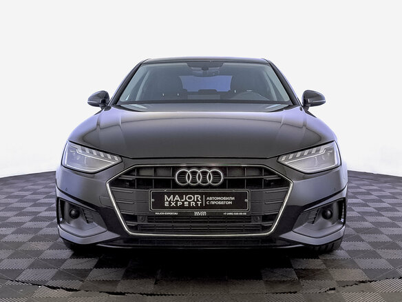 2022 Audi A4 35 TFSI V (B9) Рестайлинг, чёрный, 3950000 рублей - вид 1
