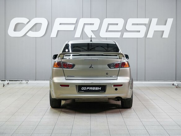 2011 Mitsubishi Lancer X Рестайлинг, бежевый, 461000 рублей - вид 3