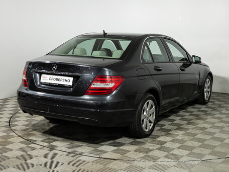 2012 Mercedes-Benz C-Класс 180 BlueEFFICIENCY III (W204) Рестайлинг, чёрный, 1399700 рублей, вид 5