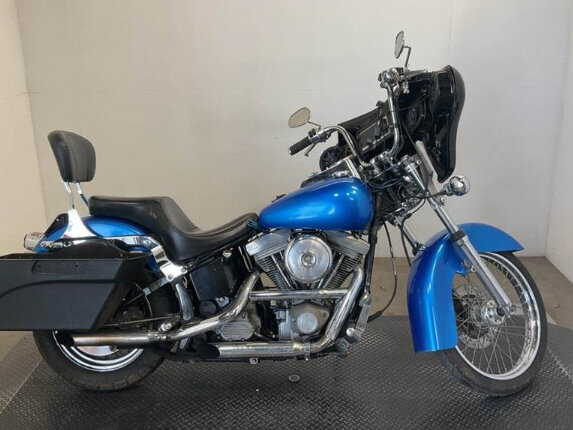 1999 Harley-Davidson Softail Custom, синий, 640000 рублей