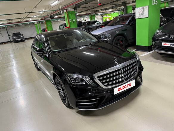 2018 Mercedes-Benz S-Класс 350 d Long VI (W222, C217) Рестайлинг, чёрный, 3900000 рублей - вид 5