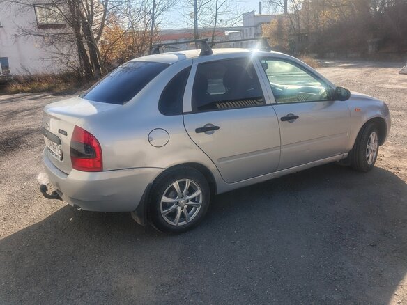 2008 Lada (ВАЗ) Kalina I, серебристый, 200000 рублей - вид 3