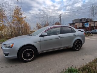 2008 Mitsubishi Lancer X, серебристый, 540000 рублей, вид 4