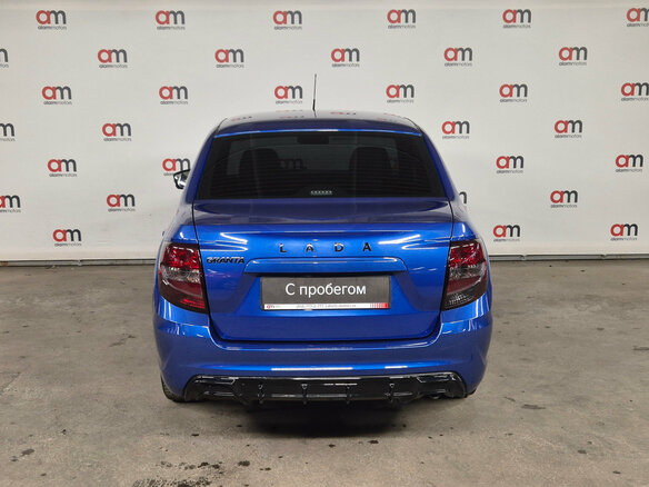 2022 Lada (ВАЗ) Granta I Рестайлинг, синий, 679000 рублей - вид 4