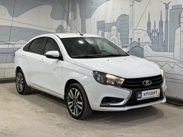 2021 Lada (ВАЗ) Vesta I, белый, 1050000 рублей - вид 6