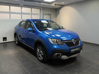 2019 Renault Logan Stepway II Рестайлинг, синий, 1295000 рублей, вид 3