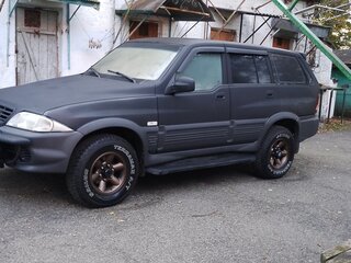 2001 SsangYong Musso I Рестайлинг, чёрный, 698950 рублей, вид 3