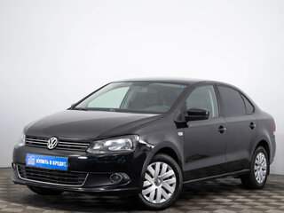 2012 Volkswagen Polo V, чёрный, 699000 рублей, вид 3
