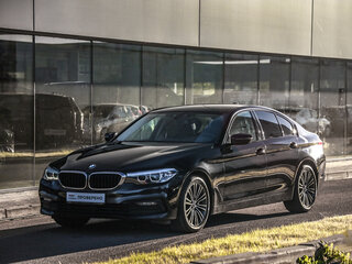 2019 BMW 5 серии 530d xDrive VII (G30/G31/G38), чёрный, 3699000 рублей, вид 3