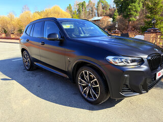 2021 BMW X3 30i xDrive III (G01) Рестайлинг, чёрный, 4750000 рублей, вид 4