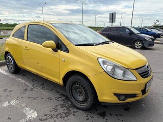 2008 Opel Corsa D, жёлтый, 310000 рублей, вид 3