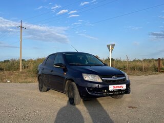 2013 Lada (ВАЗ) Granta I, синий, 440000 рублей, вид 4