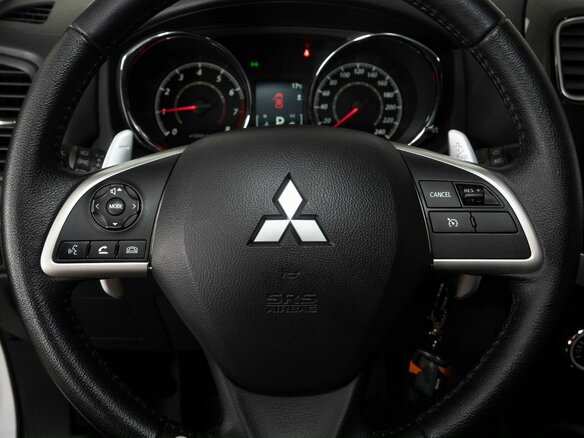 2014 Mitsubishi ASX I Рестайлинг, белый, 1348000 рублей - вид 8